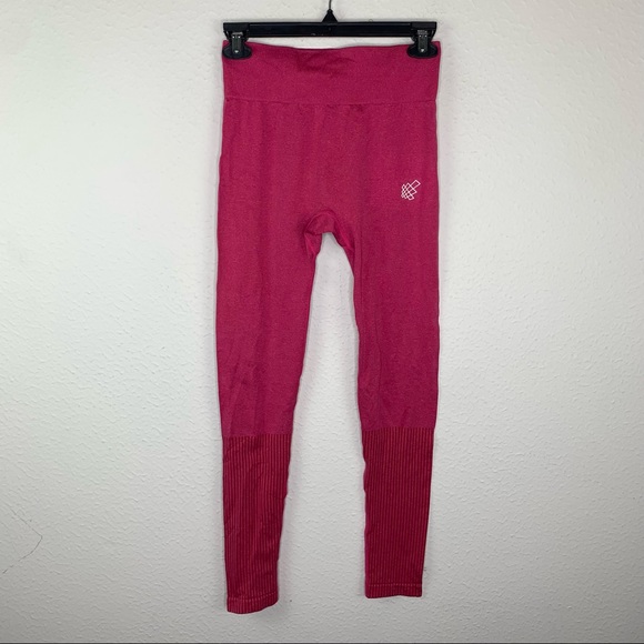 Jed North Seamless Pink Leggings XS F2 G22 - Picture 2 of 6